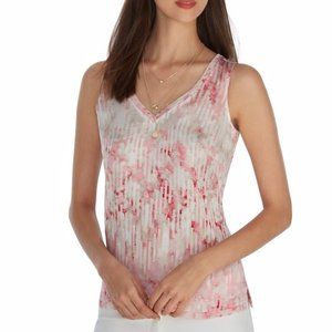 {WHBM} Sleeveless V-neck Shell Top